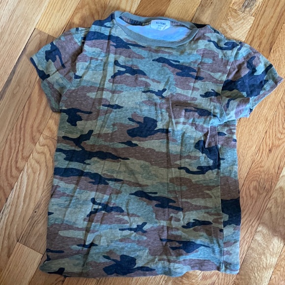 Re/Done Tops - Re/Done Camo T-Shirt